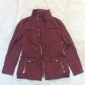 WHBM Women's Burgundy Jacket